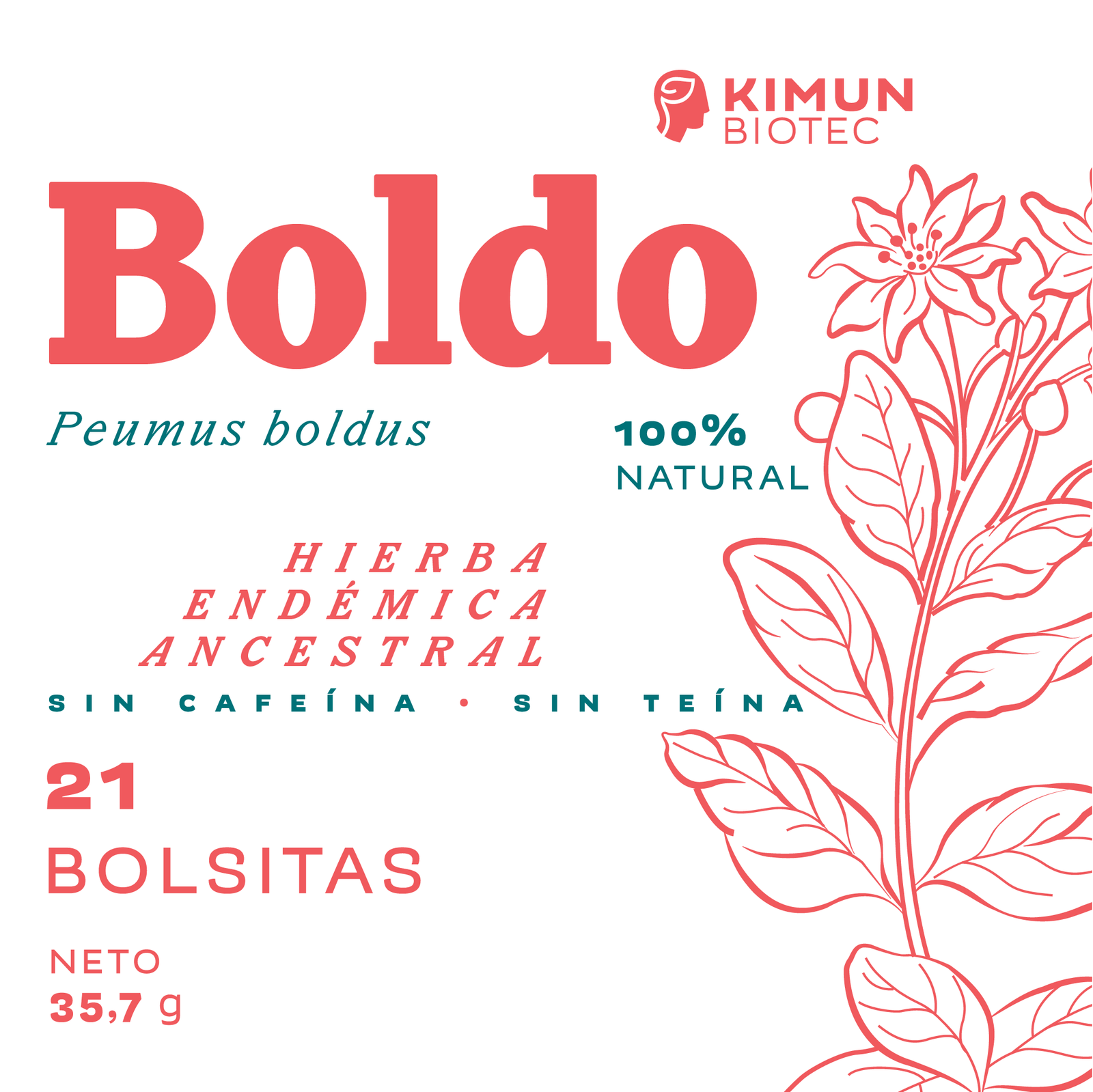 Boldo infusión 21 bolsitas