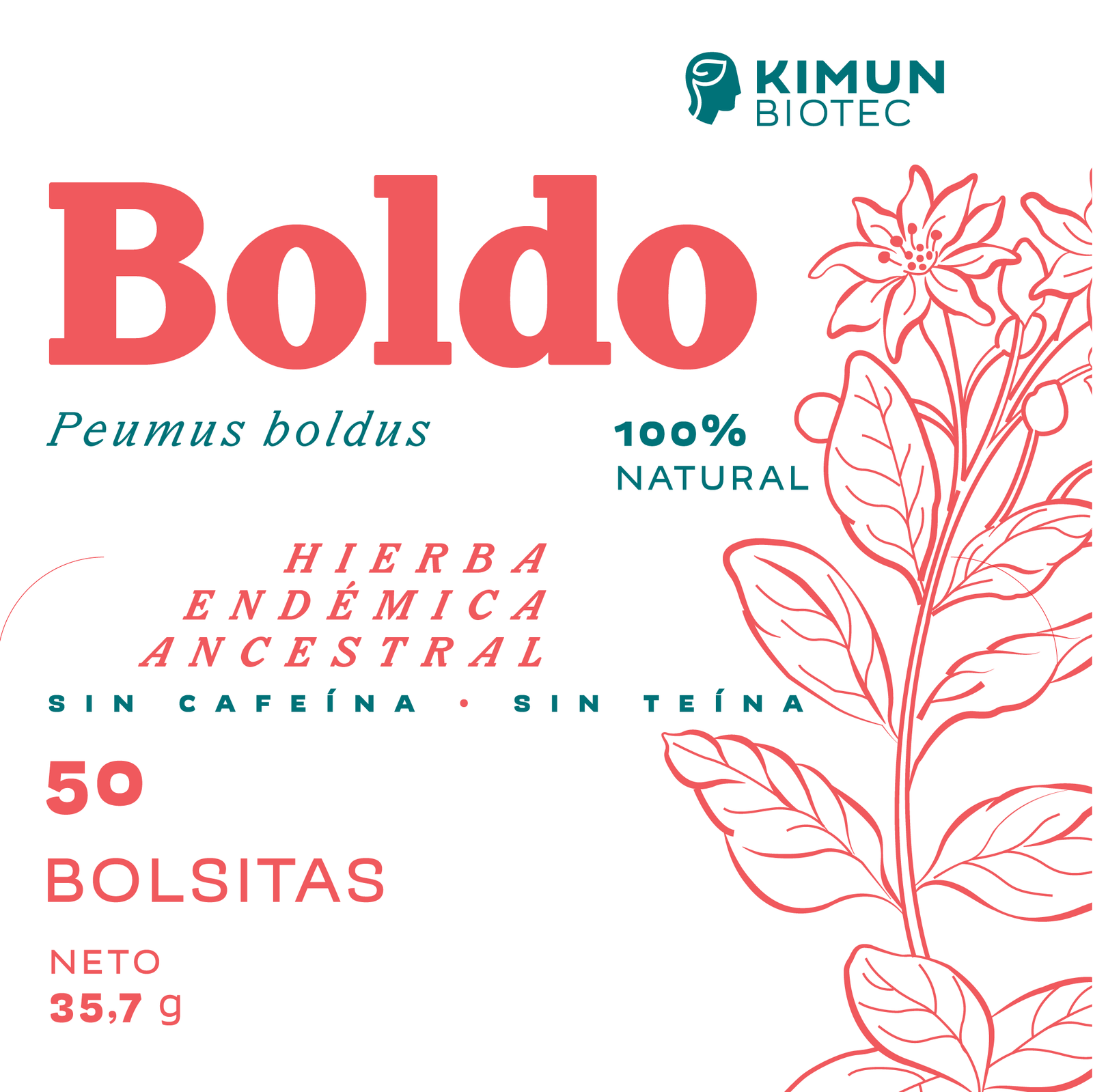 Boldo infusión 50 bolsitas